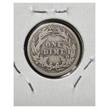1913 US BARBER DIME