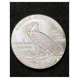 1 TROY OZ .999 FINE SILVER INDIAN ROUND