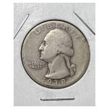1938 US WASHINGTON QUARTER