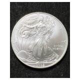 2009 AMERICAN SILVER EAGLE 1 TROY OZ .999 FINE SILVER