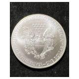 2009 AMERICAN SILVER EAGLE 1 TROY OZ .999 FINE SILVER