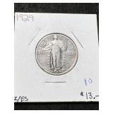 1929 US STANDING LIBERTY QUARTER