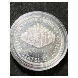 1987 US CONSTITUTION COMMEM SILVER DOLLAR IN AIRTITE