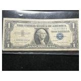 1957A US BLUE SEAL $1 SILVER CERTIFICATE STAR NOTE