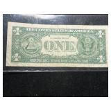 1957A US BLUE SEAL $1 SILVER CERTIFICATE STAR NOTE