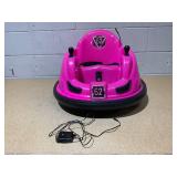 6V Pink Glow Bumper Car, Battery Powered Ride on for Children by Flybar