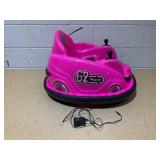 6V Pink Glow Bumper Car, Battery Powered Ride on for Children by Flybar