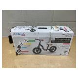 10" Chillafish Buzzi Balance Bike for Kids 1.5 Years and Older, Lightweight Toddler Bike, Black