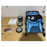 Bestpet Pet Stroller for Medium and Small Dogs, Foldable, 3 Wheels