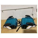 2PCS Diono Connect3 RXT Backless Booster, Slim Fit 3-Across