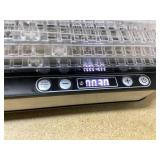NESCO 5 Clear Tray Rectangular Dehydrator with Digital Timer