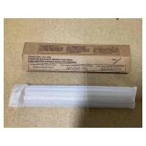 Daltile Restore Bright White 1/2 in. x 12 in. Glazed Ceramic Jolly Trim Tile