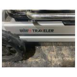 Weber Traveler Portable Propane Gas Grill, Black