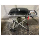 Weber Traveler Portable Propane Gas Grill, Black