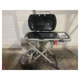 Weber Traveler Portable Propane Gas Grill, Black