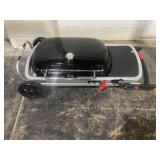 Weber Traveler Portable Propane Gas Grill, Black