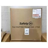 Safety 1st Easy Install 28 in. Walk Thru Gate (2 pack)