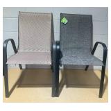 Pair Of Room Essentials Sling Stackable Patio Chairs