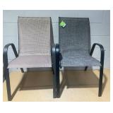 Pair Of Room Essentials Sling Stackable Patio Chairs
