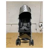 Summer Infant 3Dlite ST Convenience Stroller, Black & Gray