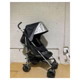 Summer Infant 3Dlite ST Convenience Stroller, Black & Gray