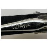 Vintage SWANK Brand Railroad Train Themed Tie Clip And Cuff Link Set In Original Barrington Jewelry Box