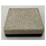 Vintage SWANK Brand Railroad Train Themed Tie Clip And Cuff Link Set In Original Barrington Jewelry Box