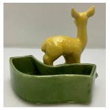 Set Of Vintage Shawnee Deer Planters (One Has Small Chip On Tip Of Ear)