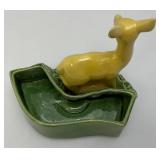 Set Of Vintage Shawnee Deer Planters (One Has Small Chip On Tip Of Ear)