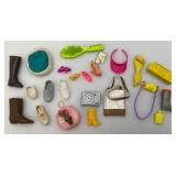 1968 Barbie Case With Vintage Barbie, Ken And Clothes