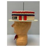 RARE Vintage W.C. Fields The Entertainer Poynter Products Ice Bucket With Kemps Ice Cream Hat