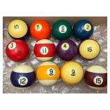 Vintage Pool Balls , Cue Tip Repair Kit And More