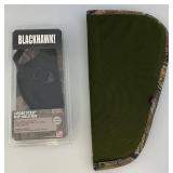 Misc. Pistol Cases Including Soft Side 14" & Blackhawk Sportster Hip Holster Size 4 Right hand For 4.5 - 5" Barrel