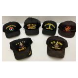Misc. Vietnam And Army Hats Including Some Snapback