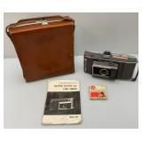 Vintage Polaroid Electric Eye Land Camera J66 With Carrying Case, Manual & More