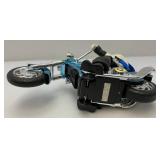 Vintage Kmart Dandee Musical Light-Up Motorcycle Snowman Animated (WORKS)