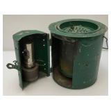 EST. $200.00 - $400.00 SUPER RARE!!!! Antique Oil Burner Galvanized Minnow Bucket With Burner. Only One We Know Of Is In Existence (NEVER SEEN ONE)