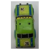 Vintage Aurora AFX #28 G-Plus Shell Rally Escort HO Slot Car (Missing Top Rack)