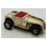 Vintage 1963 HO White Hot Rod Roadster Thunderjet 500 Slot Car