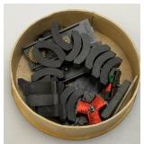 Misc. HO Slot Car Parts Including Brushes, Tires And More