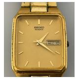 Misc. Vintage Watches, Tie Clip, And Light Up Rings Including Seiko Mens Watch & More