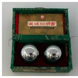 Vintage SHOUXING Chiming Meditation Balls In Original Box