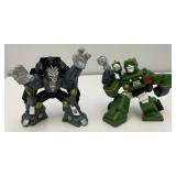 Misc. 2007 Hasbro TRANSFORMERS Robot Heroes Miniature Movie Series Robots Including Blackout, Blitzwing, Iron Hide & Rid Leo Prime Lion