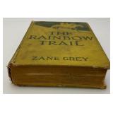 1915 "The Rainbow Trail By Zane Grey Hardcover Book