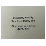 1928 "THE HOTEL" By Elizabeth Bowen Hardcover Book