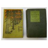 1918 & 1920 Hardcover Books By James Oliver Curwood Including "The Rivers End" & "The Courage Of Marge O
