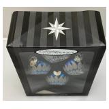 Vintage RADCO Hand Crafted Glass Ornaments In Original Box