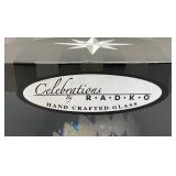 Vintage RADCO Hand Crafted Glass Ornaments In Original Box