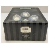 Vintage RADCO Hand Crafted Glass Ornaments In Original Box