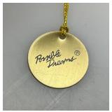 2 Handmade Clothtique Christmas Musician Jesters Figurines (One With Flute Has Repaired Leg) 8"